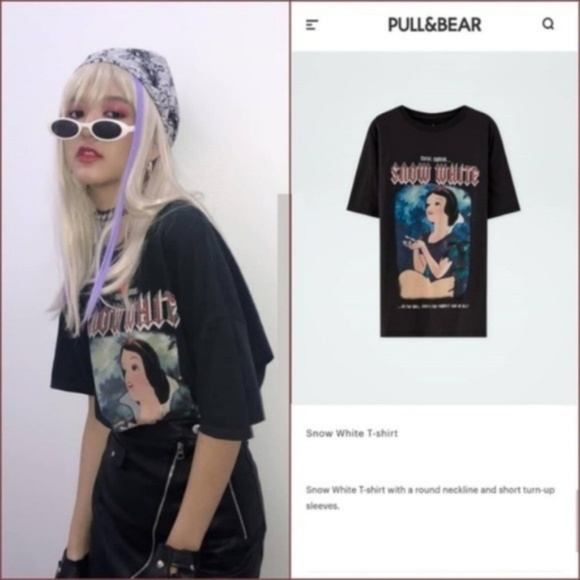 zara snow white t shirt